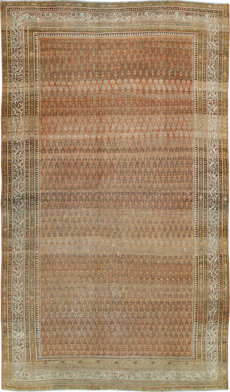Antique Persian Malayer Room Size Carpet, No.22552 - Galerie Shabab