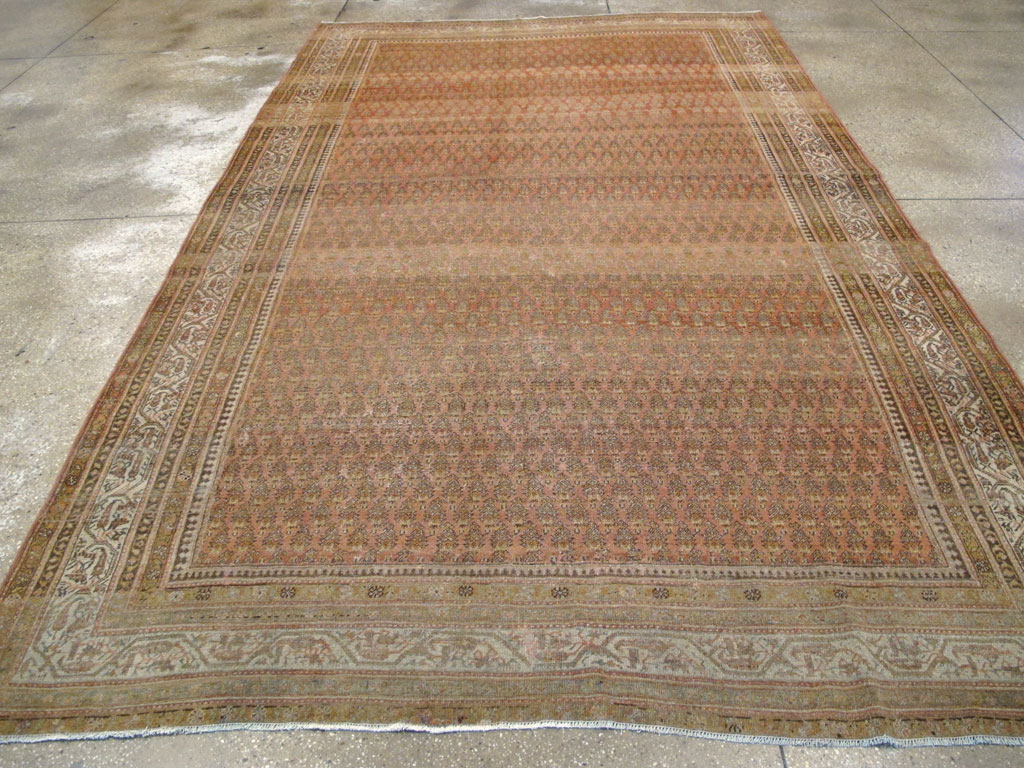 Antique Persian Malayer Room Size Carpet, No.22552 - Galerie Shabab