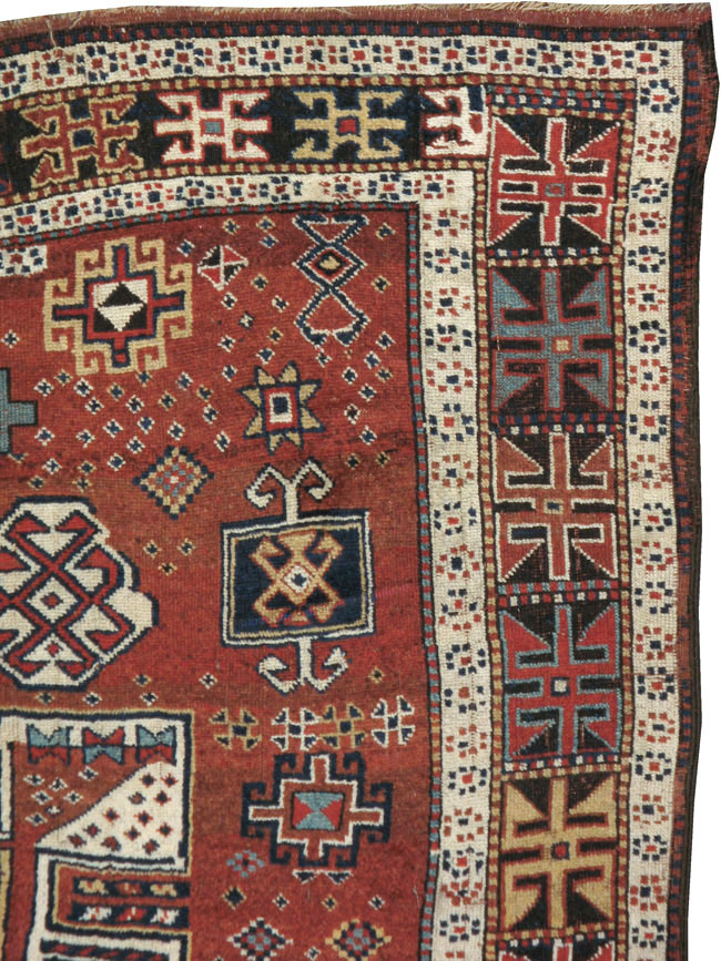 Antique Persian Kurdish Rug, No.22562 - Galerie Shabab