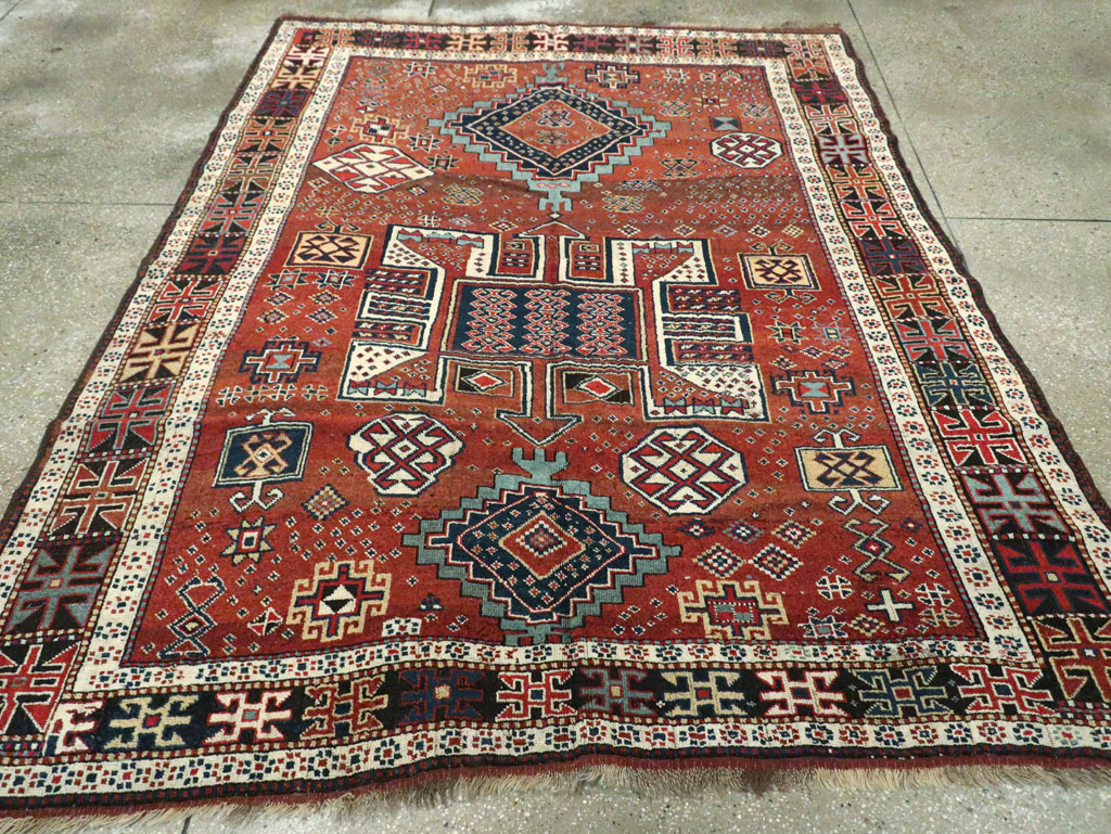 Antique Persian Kurdish Rug, No.22562 - Galerie Shabab
