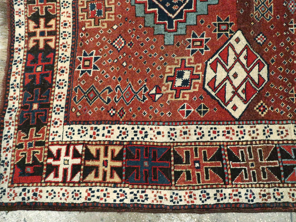 Antique Persian Kurdish Rug, No.22562 - Galerie Shabab