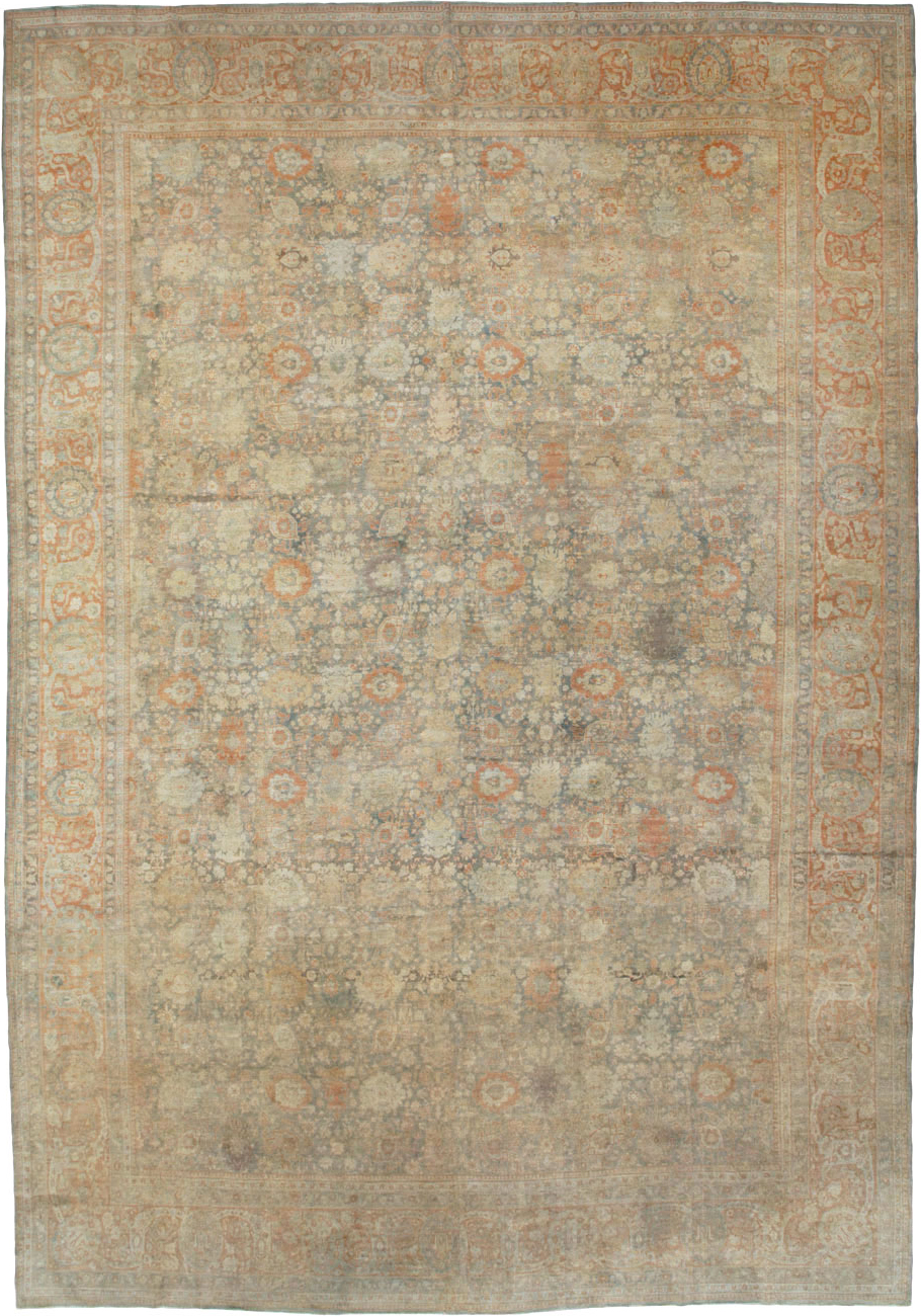 Antique Persian Tabriz Carpet, No.22564 - Galerie Shabab