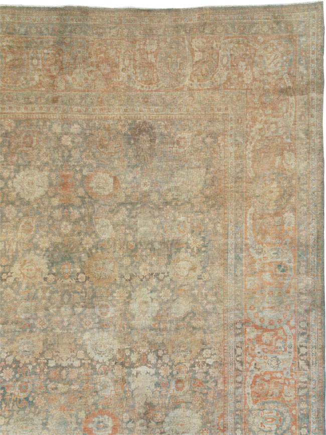 Antique Persian Tabriz Carpet, No.22564 - Galerie Shabab