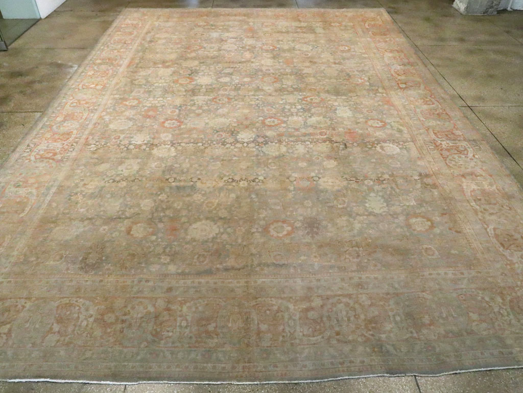 Antique Persian Tabriz Carpet, No.22564 - Galerie Shabab