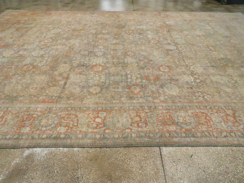 Antique Persian Tabriz Carpet, No.22564 - Galerie Shabab