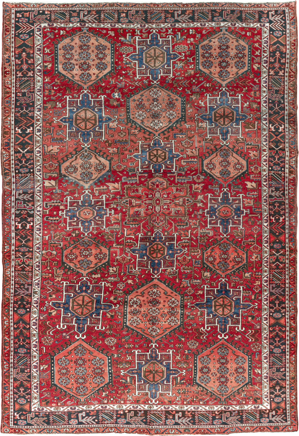 Vintage Persian Karajeh Carpet, No.22567 - Galerie Shabab