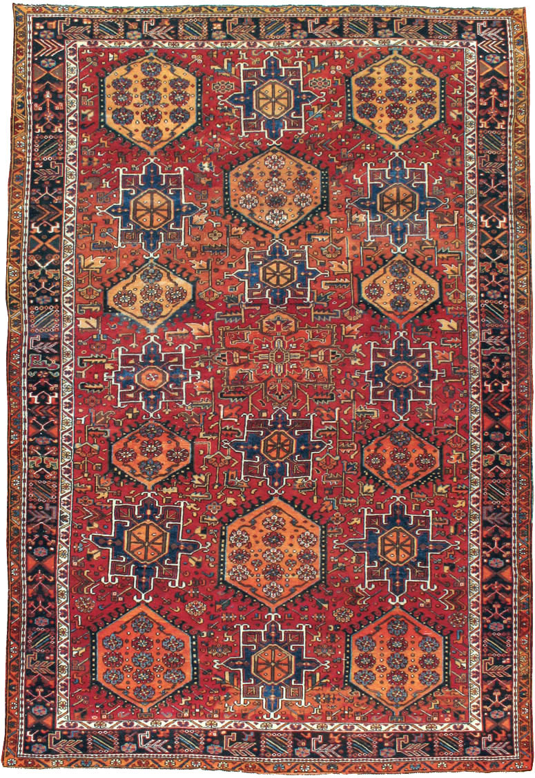 Vintage Persian Karajeh Carpet, No.22567 - Galerie Shabab