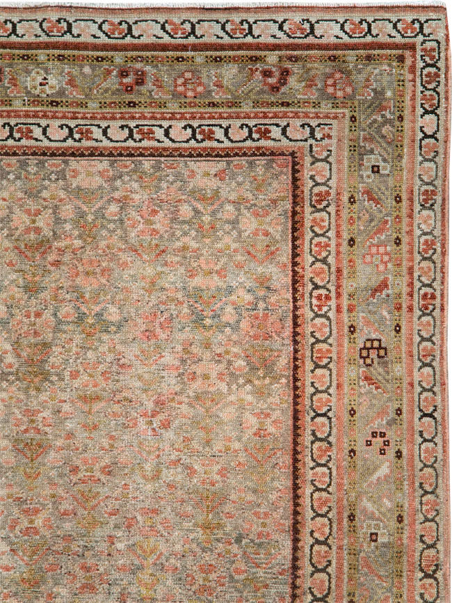 Antique Persian Malayer Gallery Carpet, No.22573 - Galerie Shabab