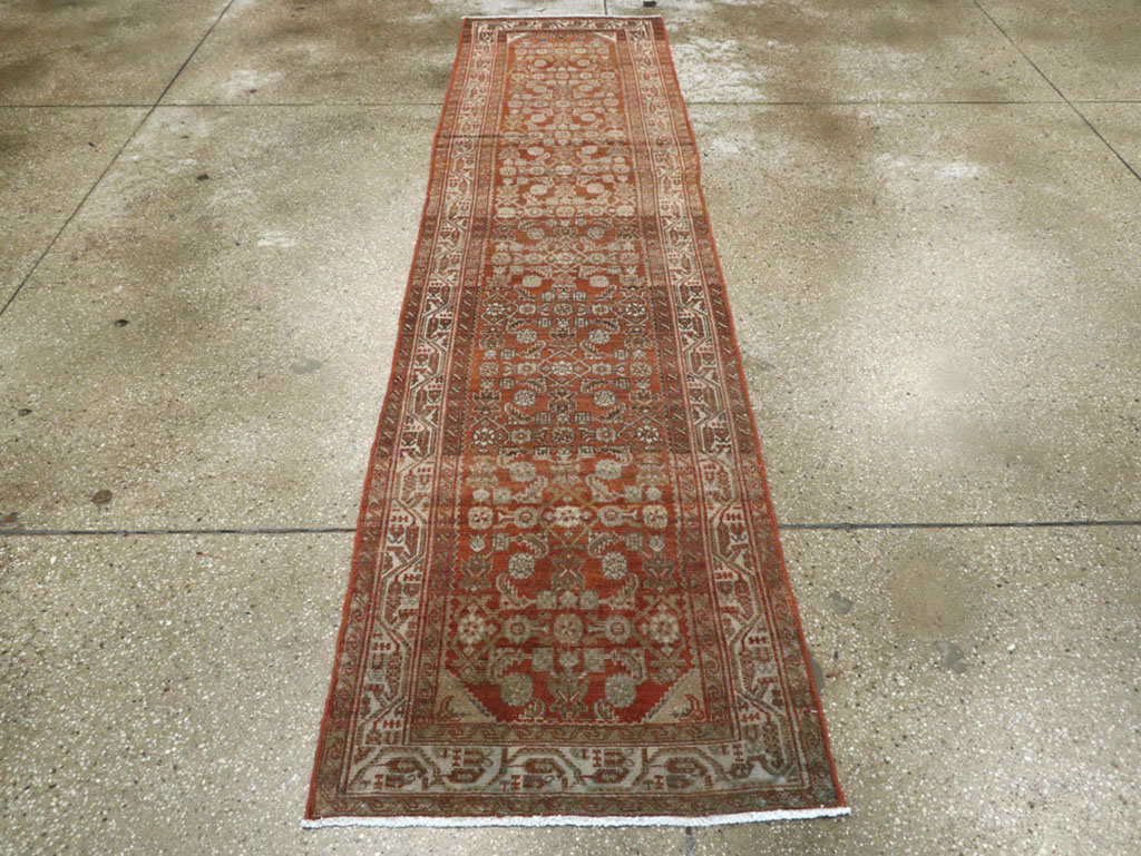 Vintage Persian Malayer Runner, No.22574 - Galerie Shabab