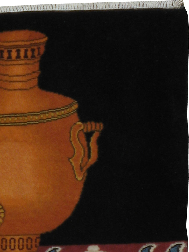 Vintage Persian Tabriz Pictorial Rug, No.22580 - Galerie Shabab