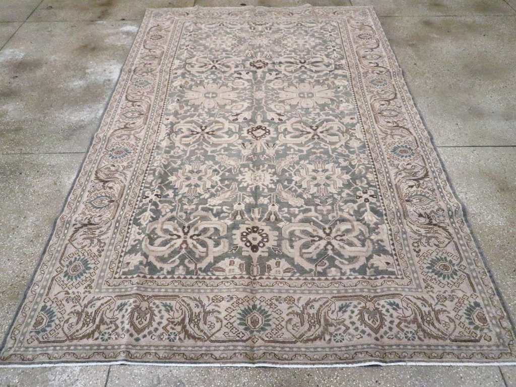 Vintage Persian Malayer Accent Carpet, No.22584 - Galerie Shabab