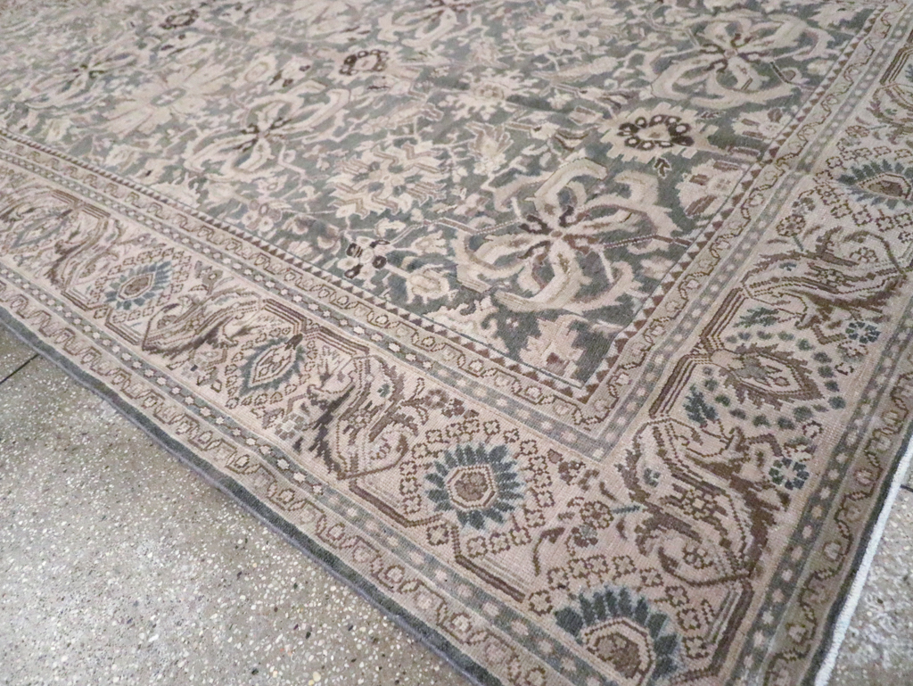 Vintage Persian Malayer Accent Carpet, No.22584 - Galerie Shabab