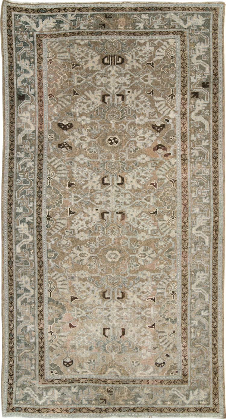 Vintage Persian Malayer Gallery Rug, No.22585 - Galerie Shabab