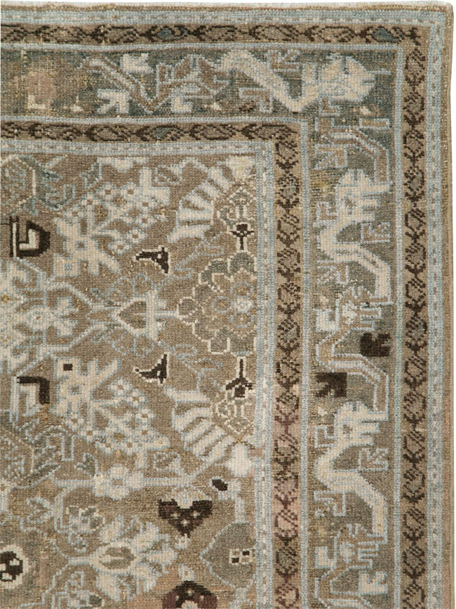 Vintage Persian Malayer Gallery Rug, No.22585 - Galerie Shabab