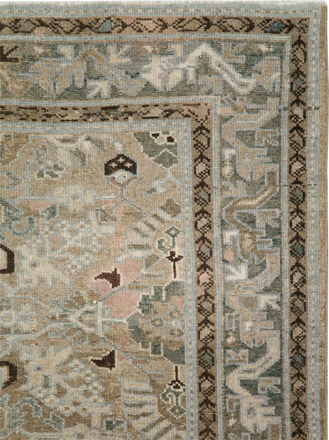Vintage Persian Malayer Gallery Rug, No.22585 - Galerie Shabab