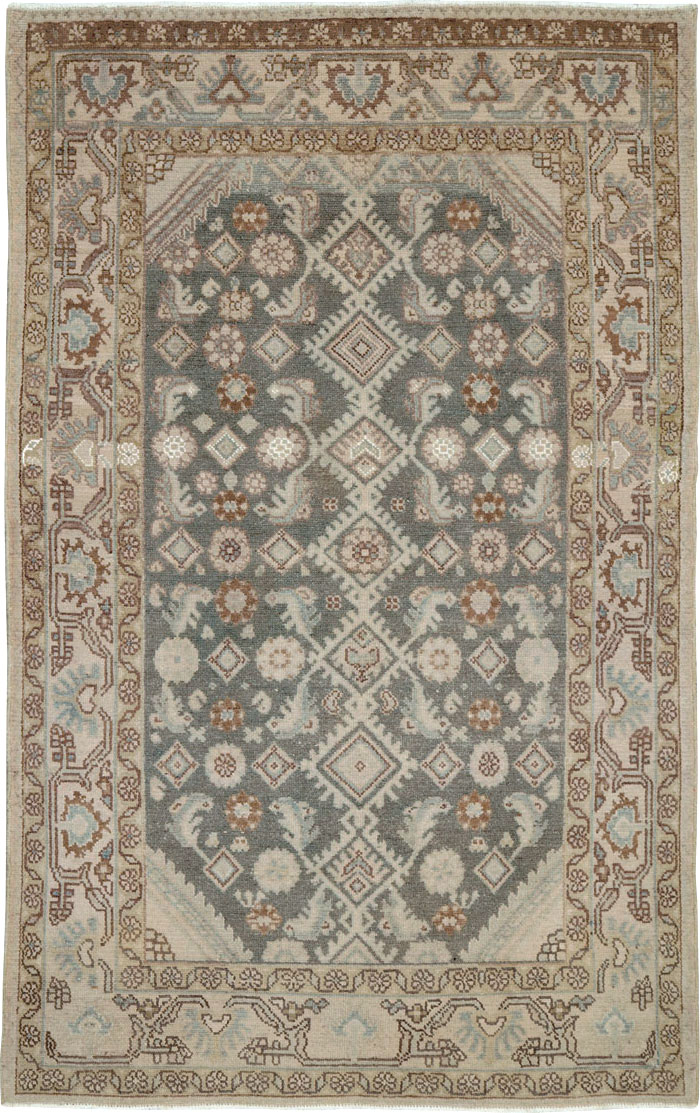Vintage Persian Malayer Rug, No.22588 - Galerie Shabab