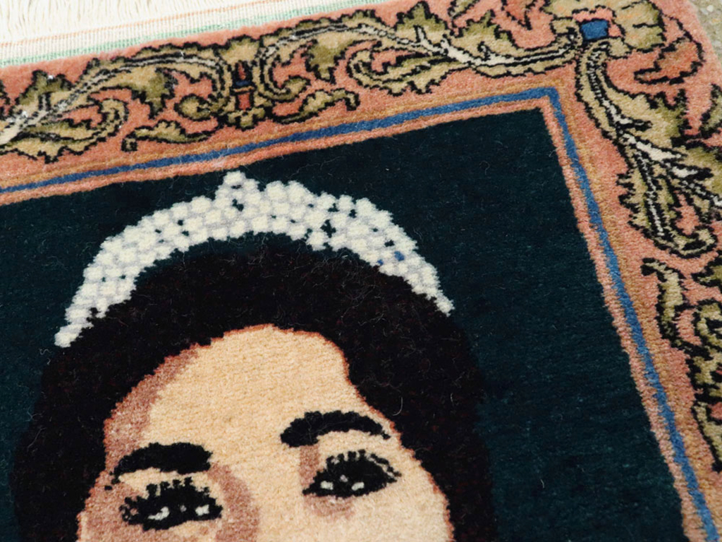 Vintage Persian Tabriz Pictorial Rug, No.22590 - Galerie Shabab