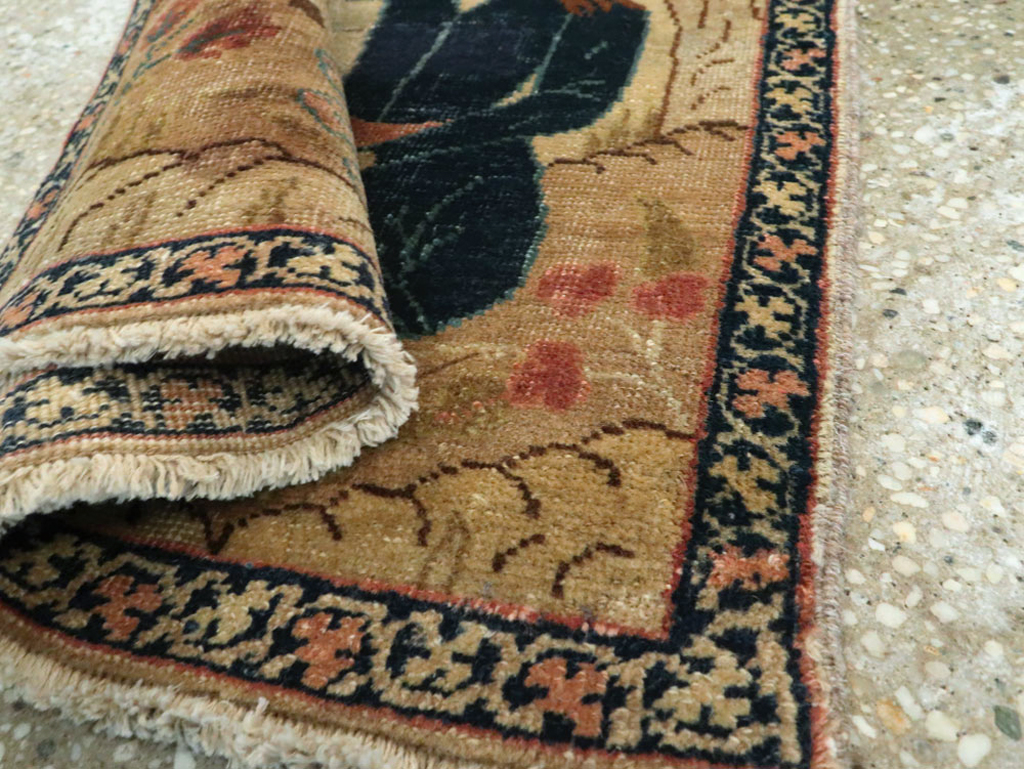 Vintage Persian Tabriz Pictorial Rug (Pair: 2 of 2), No.22596 - Galerie Shabab