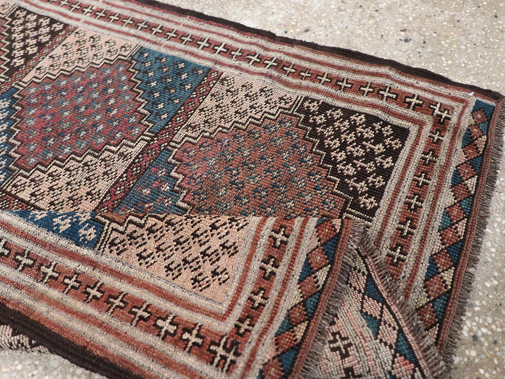 Antique Central Asia Turkoman Throw Rug, No.22598 - Galerie Shabab