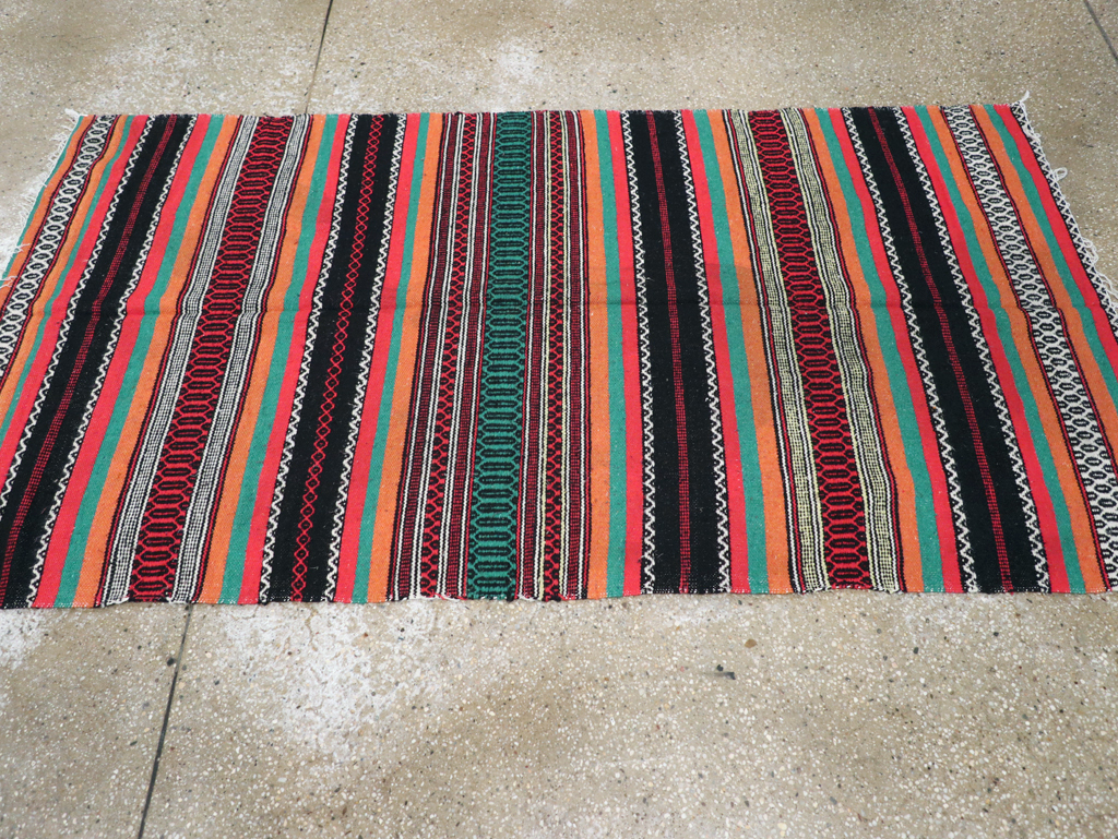 Vintage Mexican Kilim Blanket, No.22600 - Galerie Shabab