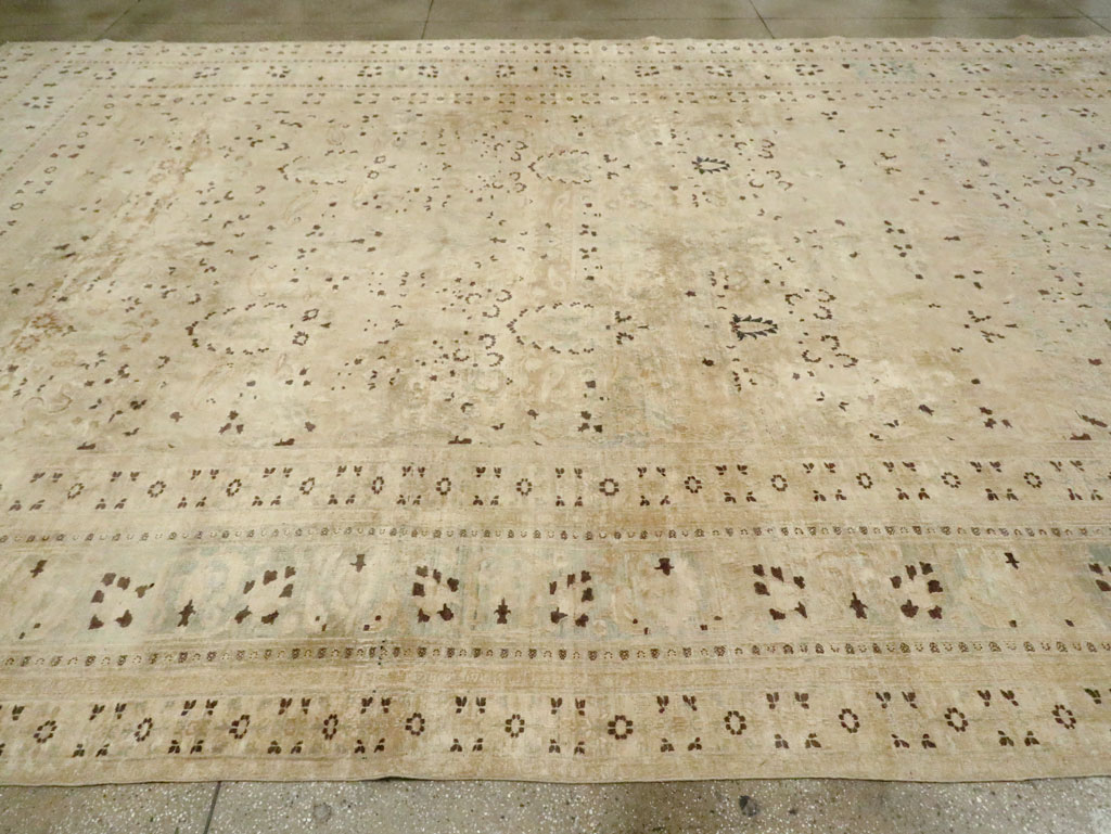 Antique Persian Khorassan Large Oversize Carpet, No.22604 - Galerie Shabab