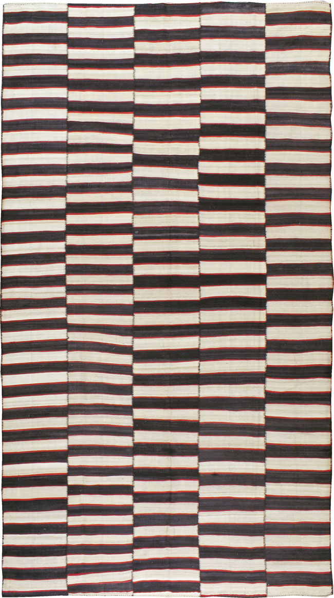 Vintage Persian Flatweave Kilim, No.22615 - Galerie Shabab