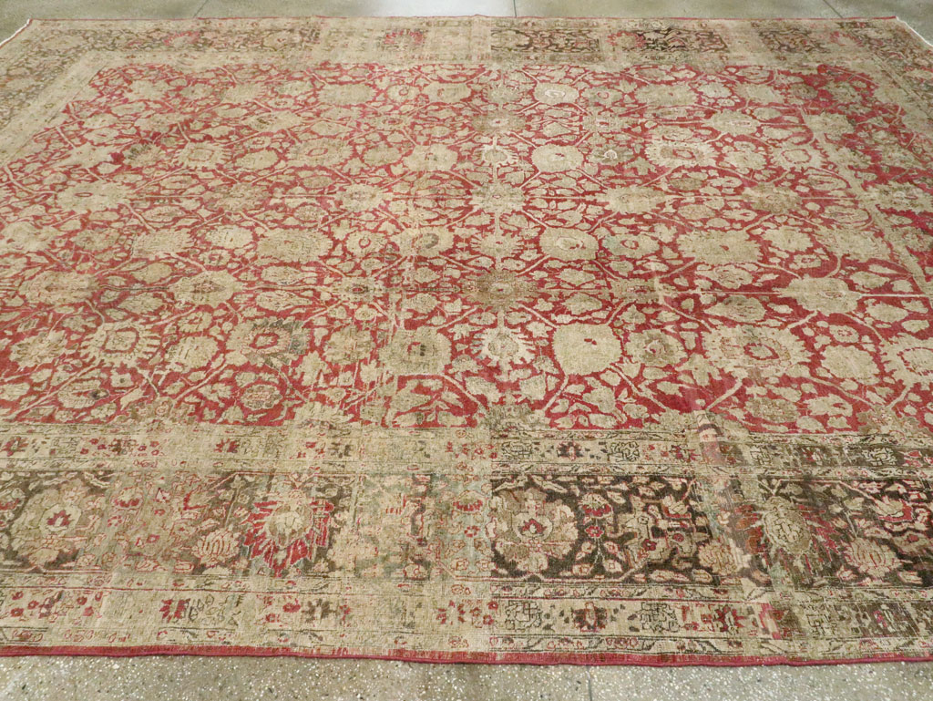 Antique Persian Tabriz Rug, No.22636 - Galerie Shabab