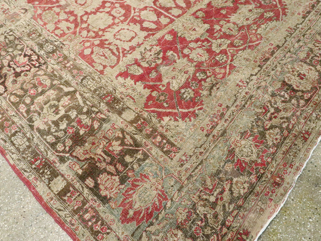 Antique Persian Tabriz Rug, No.22636 - Galerie Shabab