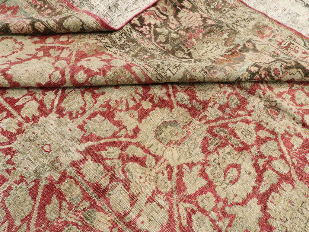 Antique Persian Tabriz Rug, No.22636 - Galerie Shabab