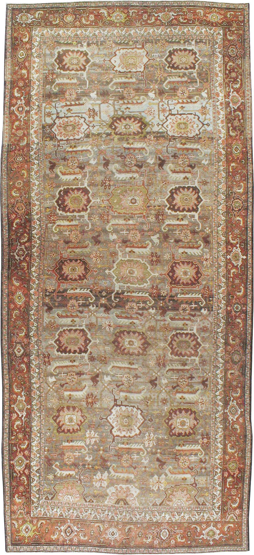 Antique Persian Bidjar Long Carpet, No.22637 - Galerie Shabab