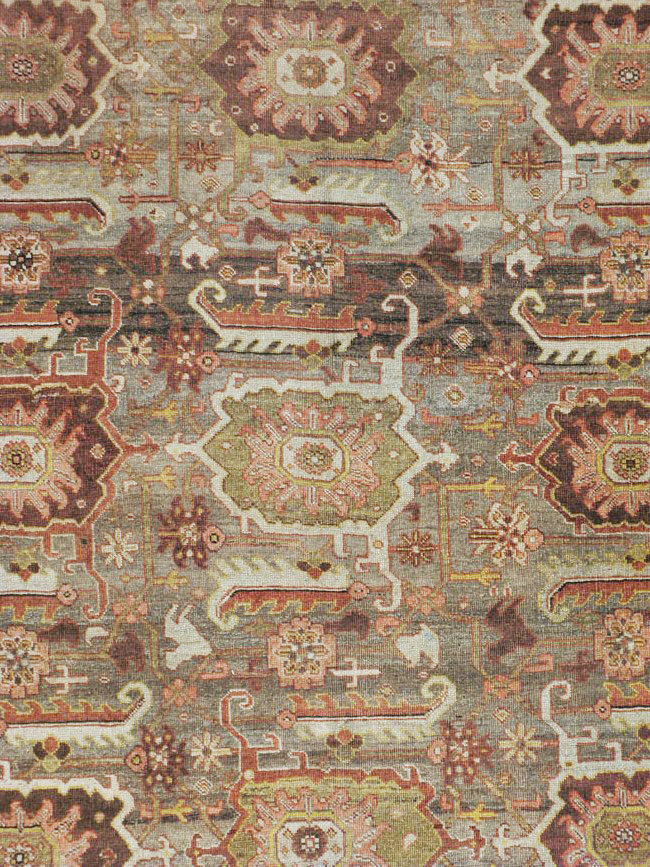 Antique Persian Bidjar Long Carpet, No.22637 - Galerie Shabab