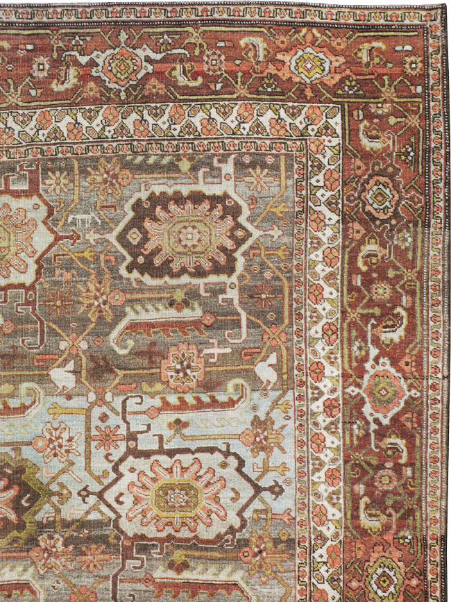 Antique Persian Bidjar Long Carpet, No.22637 - Galerie Shabab