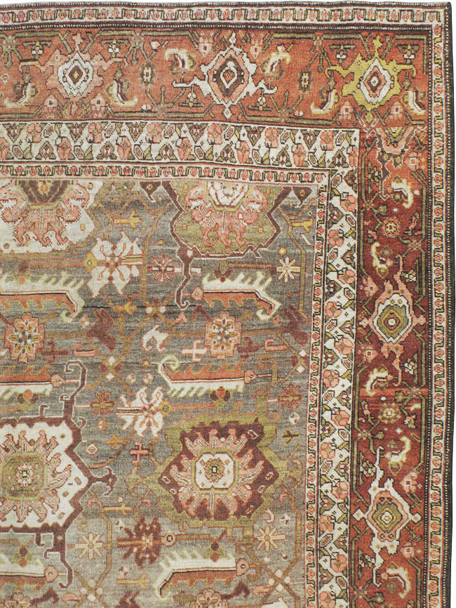 Antique Persian Bidjar Long Carpet, No.22637 - Galerie Shabab