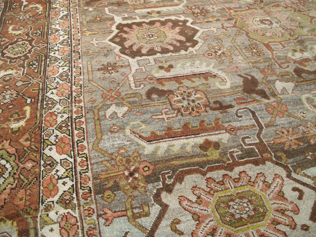 Antique Persian Bidjar Long Carpet, No.22637 - Galerie Shabab