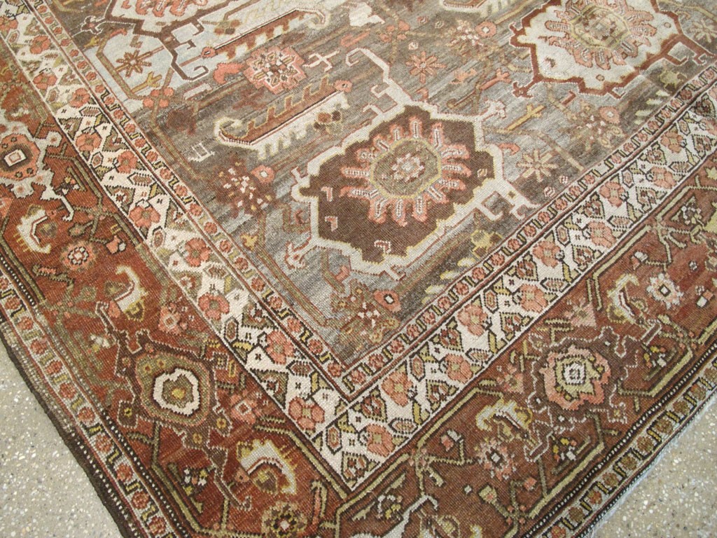 Antique Persian Bidjar Long Carpet, No.22637 - Galerie Shabab