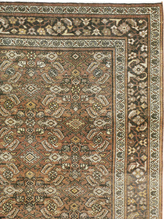 Antique Persian Malayer Accent Carpet, No.22640 - Galerie Shabab