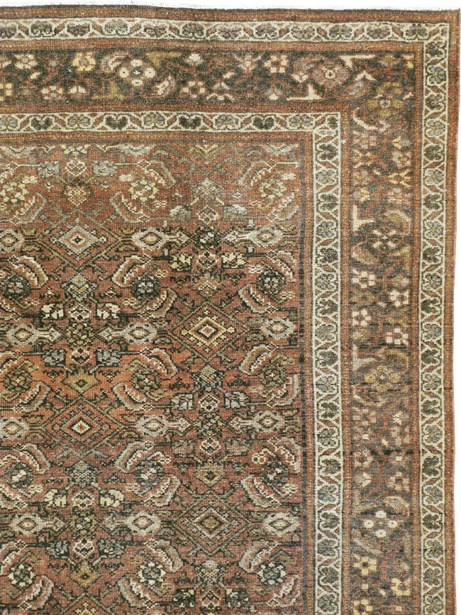 Antique Persian Malayer Accent Carpet, No.22640 - Galerie Shabab