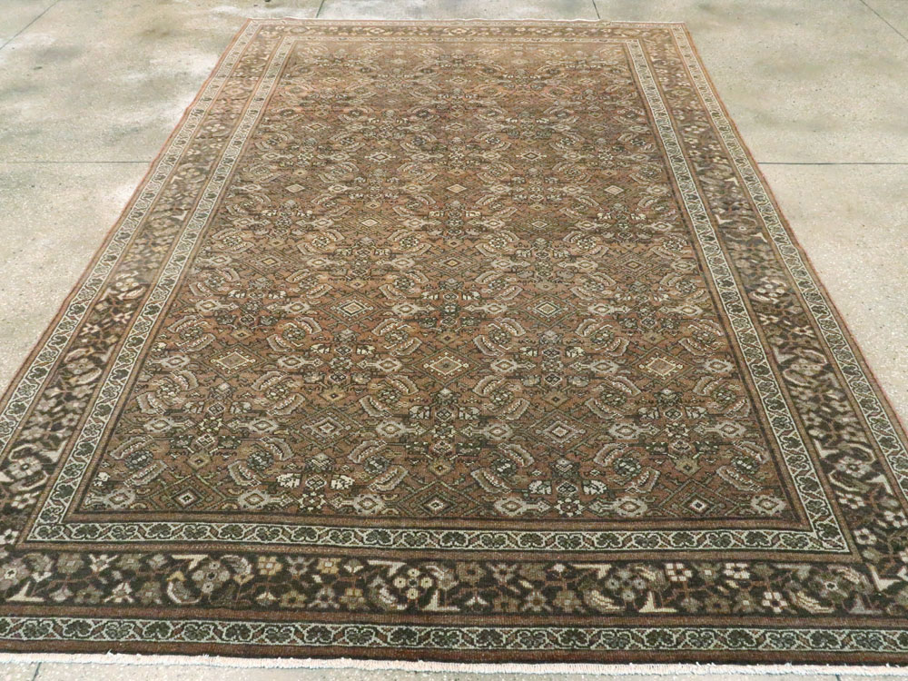 Antique Persian Malayer Accent Carpet, No.22640 - Galerie Shabab