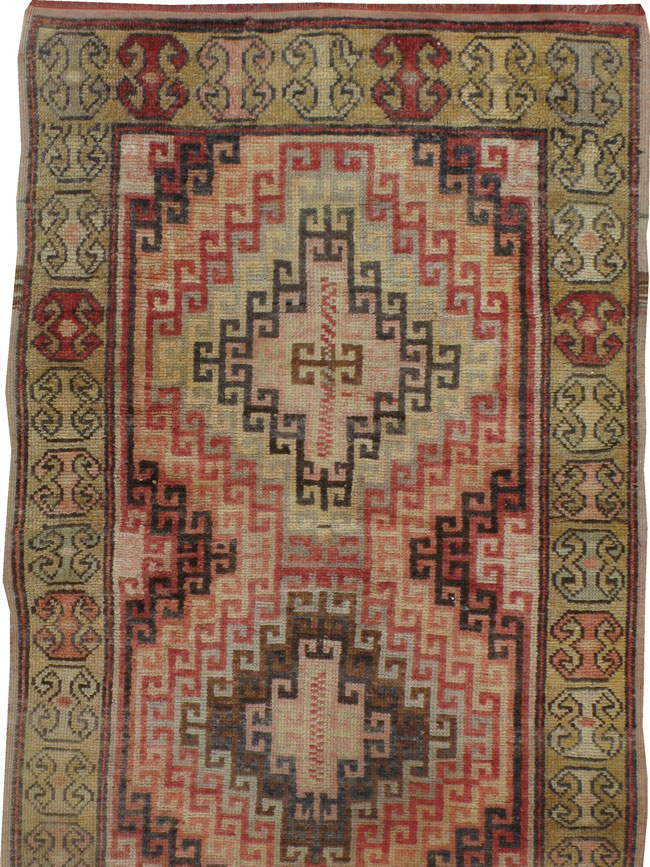 Vintage Oushak Runner, No.22646 - Galerie Shabab