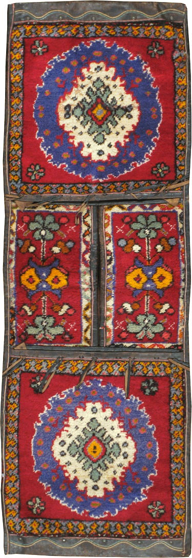 Vintage Turkish Anatolian Saddlebag (Khorjin), No.22655 - Galerie Shabab