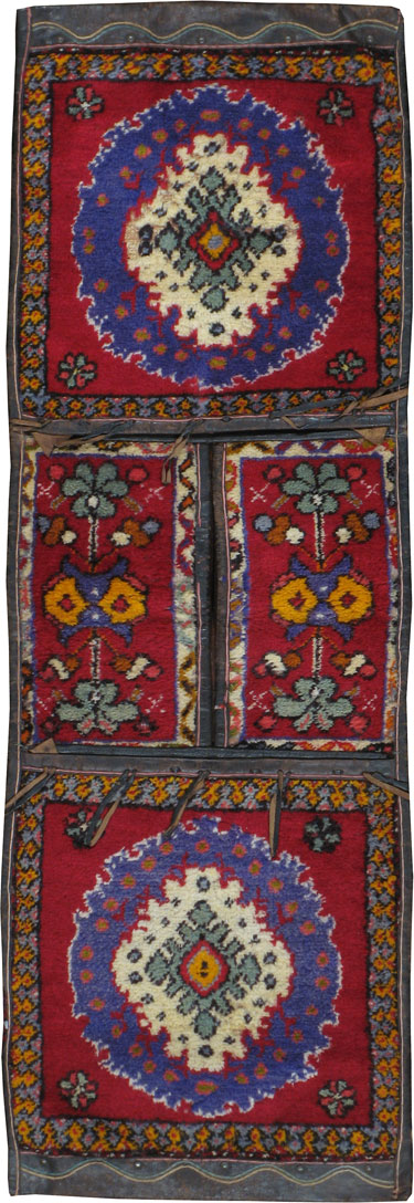 Vintage Turkish Anatolian Saddlebag (Khorjin), No.22655 - Galerie Shabab