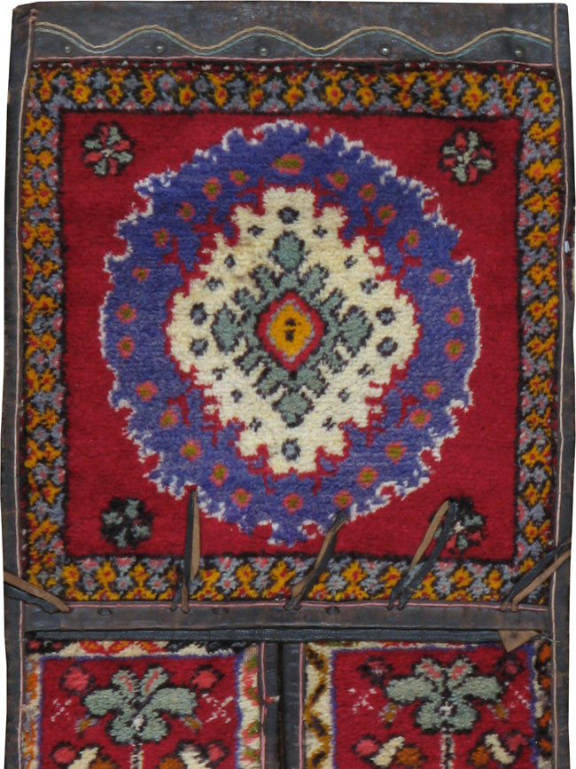 Vintage Turkish Anatolian Saddlebag (Khorjin), No.22655 - Galerie Shabab