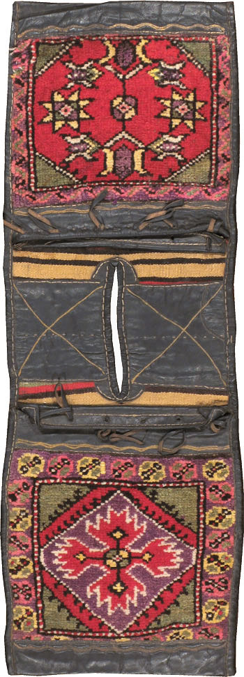 Vintage Turkish Anatolian Saddlebag (Khorjin), No.22656 - Galerie Shabab