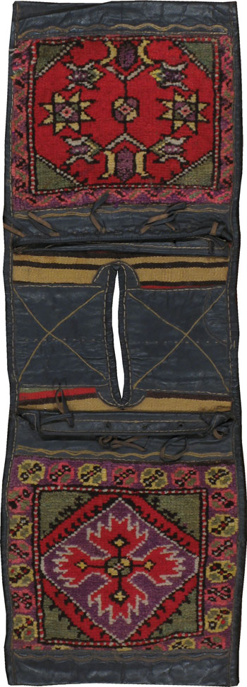 Vintage Turkish Anatolian Saddlebag (Khorjin), No.22656 - Galerie Shabab