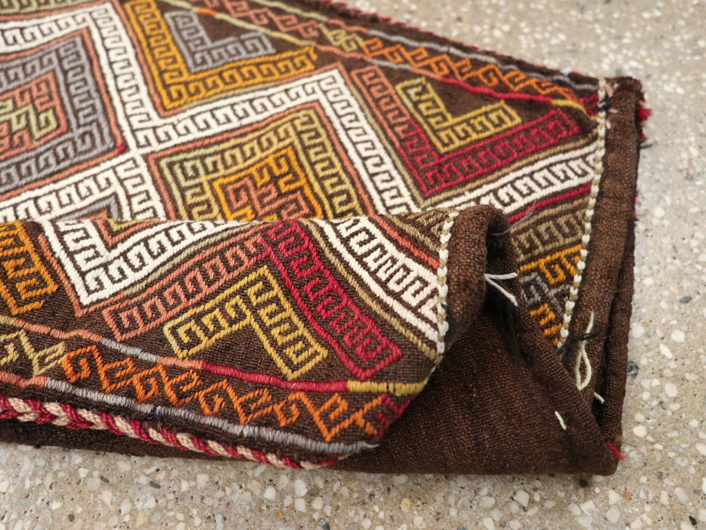 Antique Turkish Flatweave Kilim Pillowcase (Pair: 2 of 2), No.22664 - Galerie Shabab