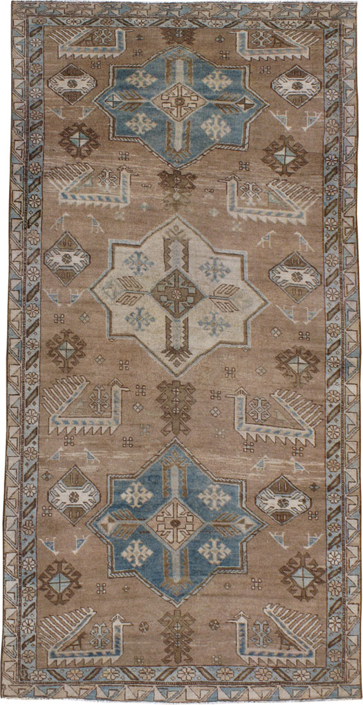 Vintage Persian Kurdish Rug, No.22670 - Galerie Shabab