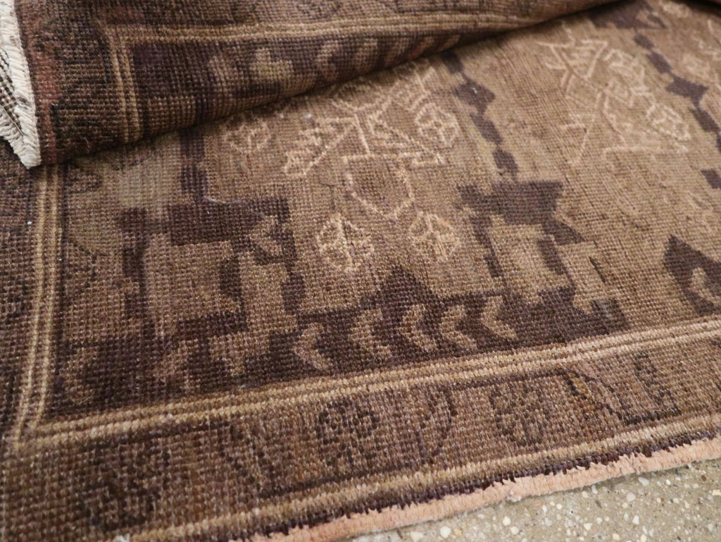 Vintage Persian Malayer Throw Rug, No.22672 - Galerie Shabab