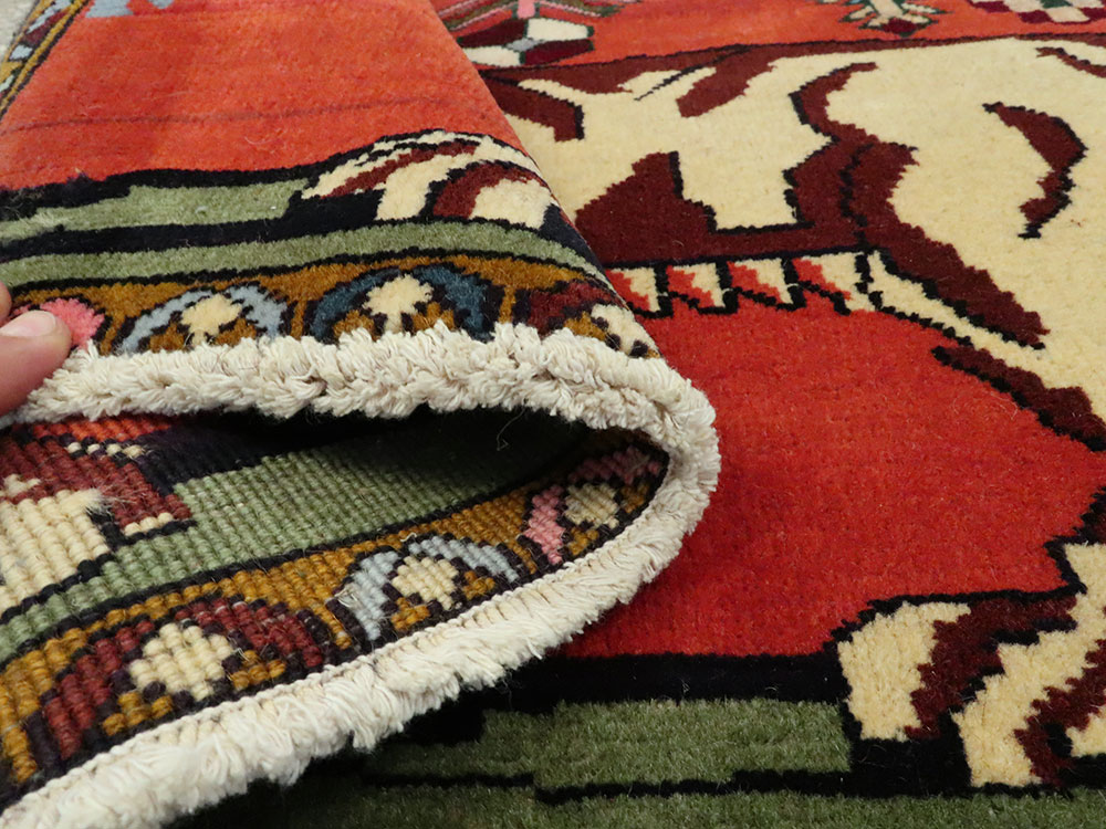 Vintage Persian Tabriz Pictorial Rug, No.22673 - Galerie Shabab