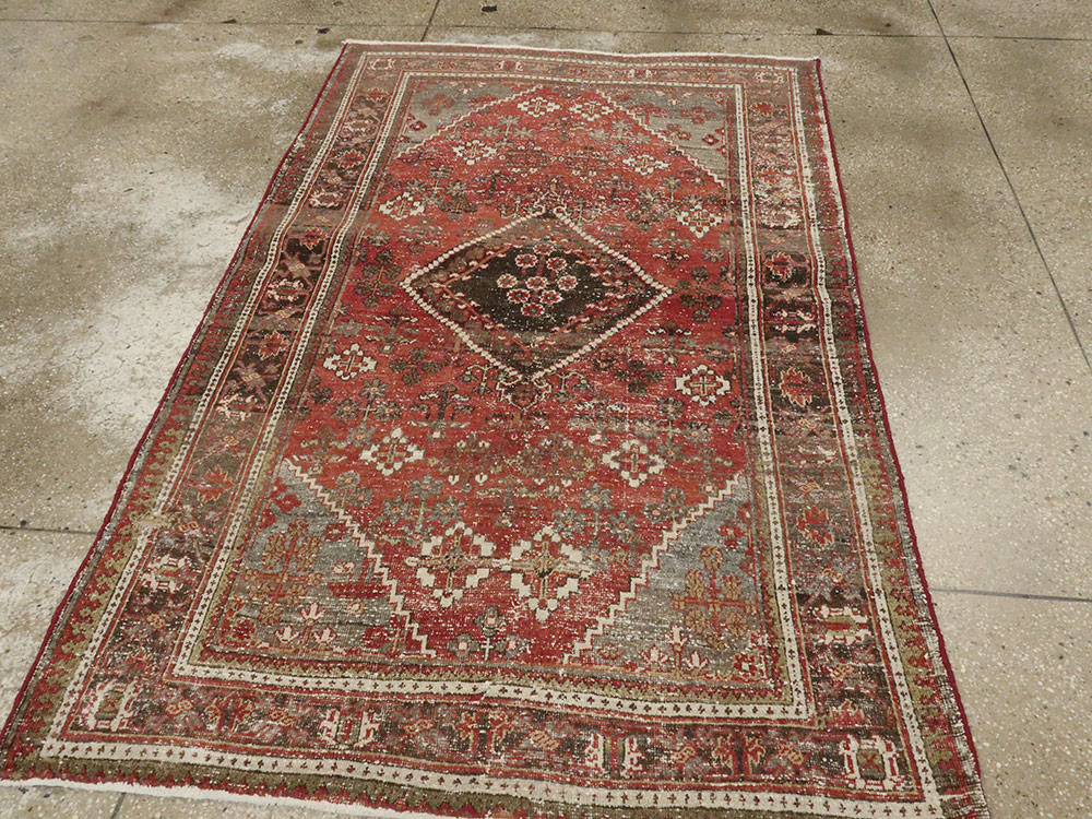 Antique Persian Joshegan Rug, No.22679 - Galerie Shabab