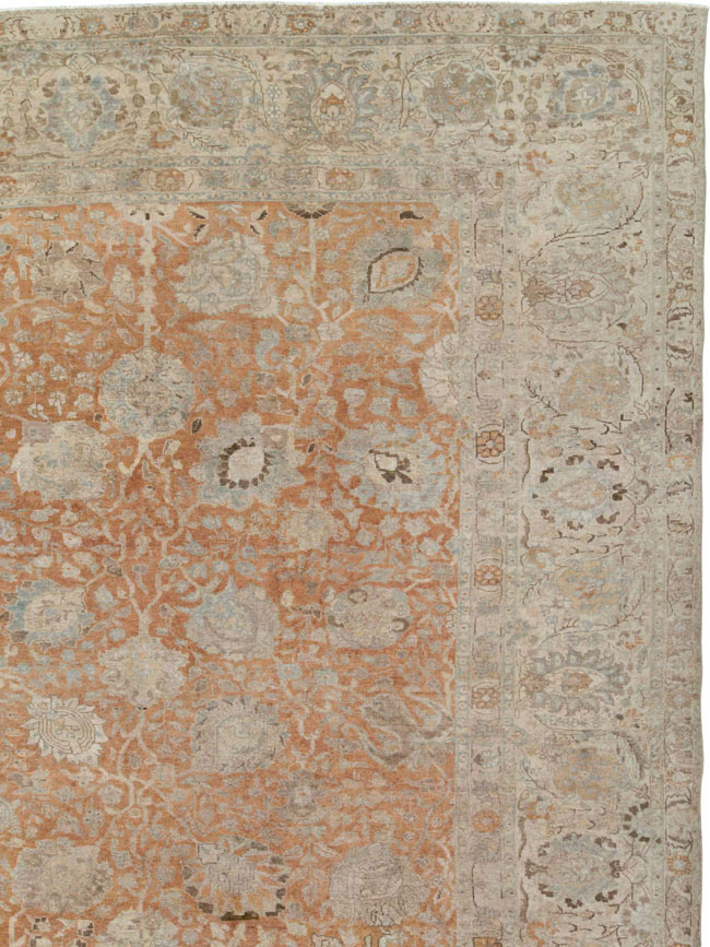 Antique Persian Senneh Tabriz Carpet, No.22681 - Galerie Shabab